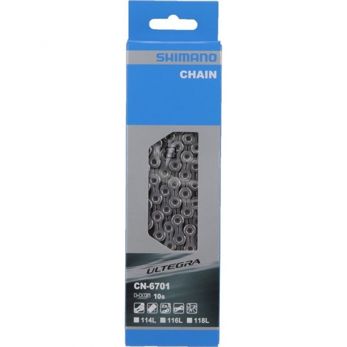 Цепь SHIMANO ULTEGRA, 6701, 10СК, 118 ЗВ., АМП.ПИН (1ШТ) ICN6701118 Цепь SHIMANO ULTEGRA, 6701, 10СК, 118 ЗВ., АМП.ПИН (1ШТ) ICN6701118