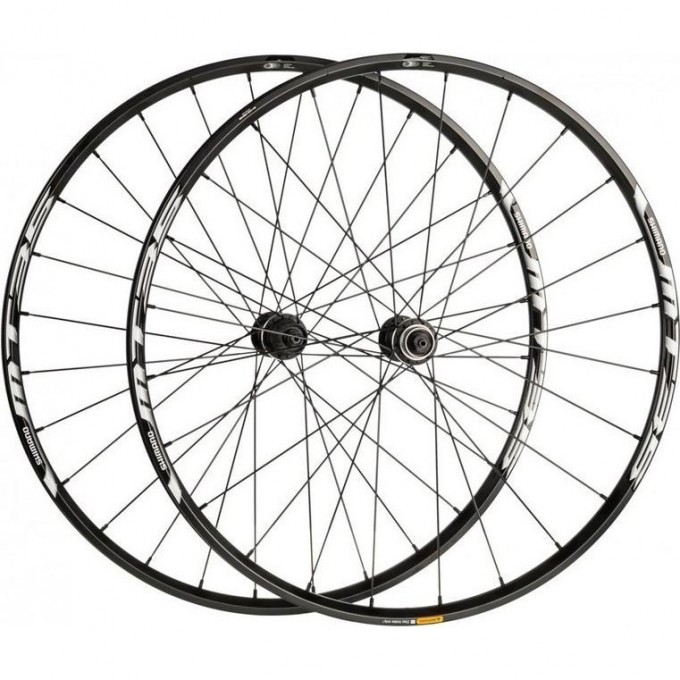 Комплект колес SHIMANO MT35, 27,5", C.LOCK, ЦВ. ЧЕРНЫЙ EWHMT35FR7ME Комплект колес SHIMANO MT35, 27,5", C.LOCK, ЦВ. ЧЕРНЫЙ EWHMT35FR7ME