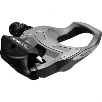 Педали SHIMANO R550, без отражателя, с шипами, серый, индивидуальная упаковка