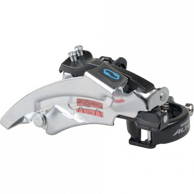 Переключатель передний SHIMANO ALTUS, M310 универсальная тяга, универсальный хомут, угол: 63-66 EFDM310X3 Переключатель передний SHIMANO ALTUS, M310 универсальная тяга, универсальный хомут, угол: 63-66 EFDM310X3