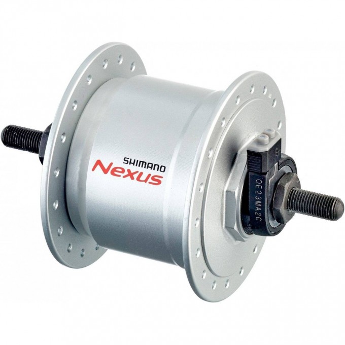 Втулка передняя динамо SHIMANO, 6V 3.0W, 36 отверстий, 100X140 мм, серебристый, ADHC30003NNAS Втулка передняя динамо SHIMANO, 6V 3.0W, 36 отверстий, 100X140 мм, серебристый, ADHC30003NNAS