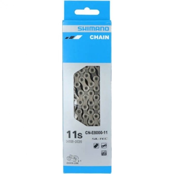 Цепь SHIMANO E8000, 11СК, 116 ЗВ., С АМПУЛЬН. ПИНОМ (1шт.) ICNE800011116 Цепь SHIMANO E8000, 11СК, 116 ЗВ., С АМПУЛЬН. ПИНОМ (1шт.) ICNE800011116