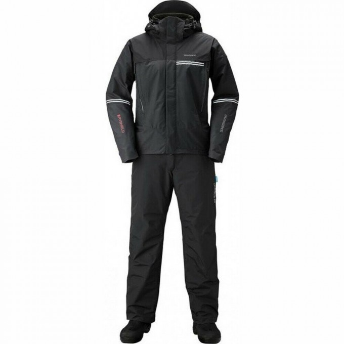 Костюм утеплённый SHIMANO RB-025S черный, размер 4XL 5YRB025S1B Костюм утеплённый SHIMANO RB-025S черный, размер 4XL 5YRB025S1B