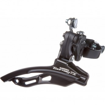 Переключатель передний SHIMANO , TZ500, нижняя тяга, 28.6, 42T, без упаковки