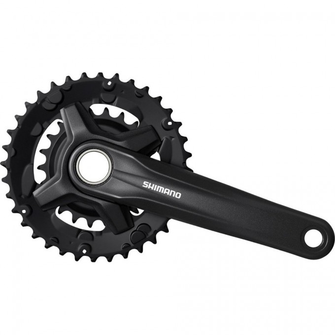 Система SHIMANO ACERA MT210-2B, 175 мм, 36/22T, интегрированный вал, черный, для 9 скоростей, CL:+3 мм, без упаковки AFCMT210EB62L Система SHIMANO ACERA MT210-2B, 175 мм, 36/22T, интегрированный вал, черный, для 9 скоростей, CL:+3 мм, без упаковки AFCMT210EB62L