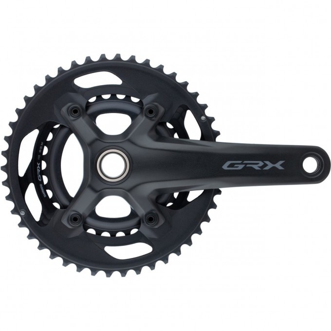 Система SHIMANO GRX, RX600, 170 мм, 10 скоростей, интегрированный вал, 46/30T без каретки EFCRX600102CX60 Система SHIMANO GRX, RX600, 170 мм, 10 скоростей, интегрированный вал, 46/30T без каретки EFCRX600102CX60
