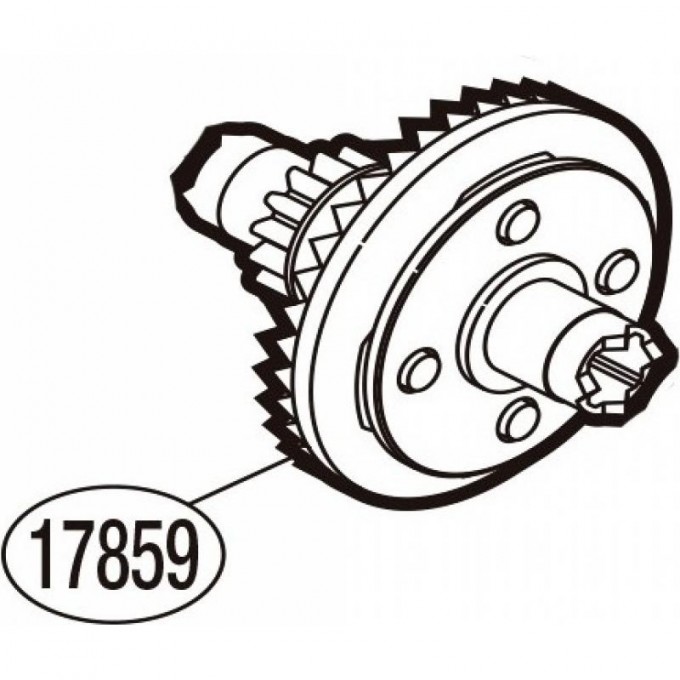 Запчасть для катушки SHIMANO OSCILLATING GEAR ШЕСТЕРНЯ ПРИВОДА ШТОКА RD17862 Запчасть для катушки SHIMANO OSCILLATING GEAR ШЕСТЕРНЯ ПРИВОДА ШТОКА RD17862