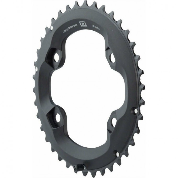 Звезда передняя для SHIMANO MT500-2/B2, 36T-BF, черный Y1WB98010 Звезда передняя для SHIMANO MT500-2/B2, 36T-BF, черный Y1WB98010